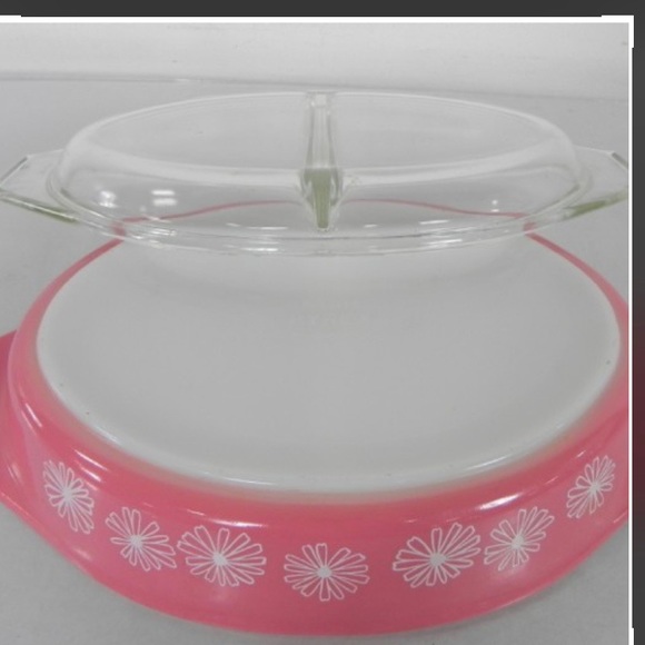 Pyrex Other - RARE 1956 Vintage Pink Daisy PYREX 1.5 QT WITH LID